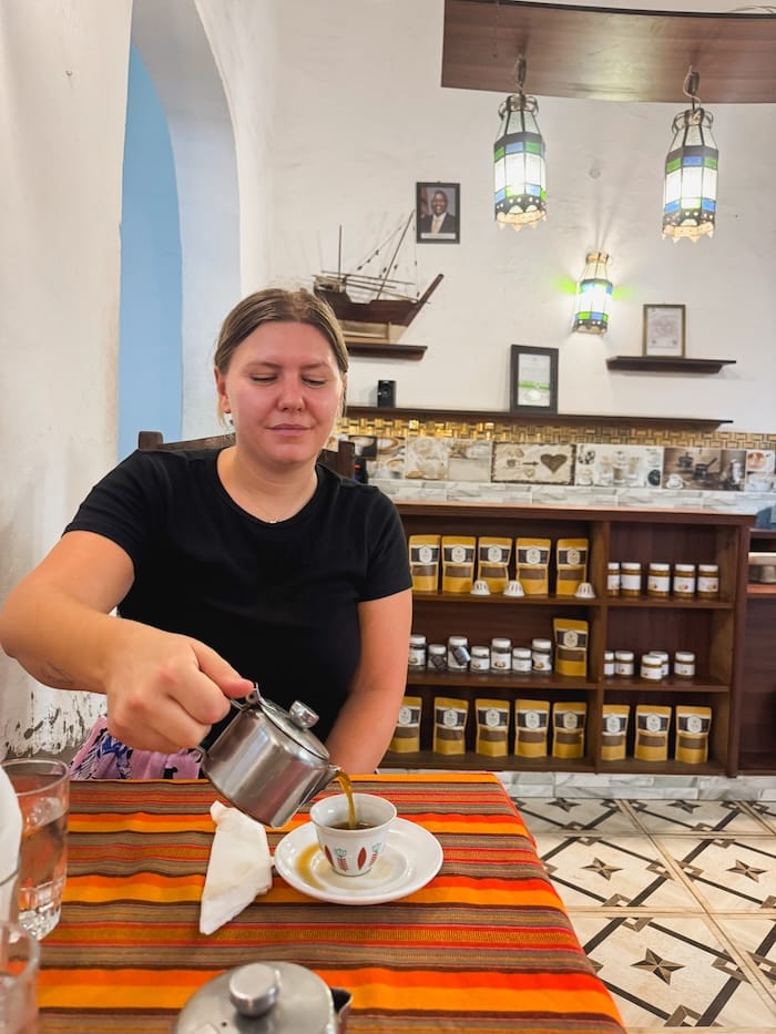 Jahazi Coffee House in Mombasa Old Town