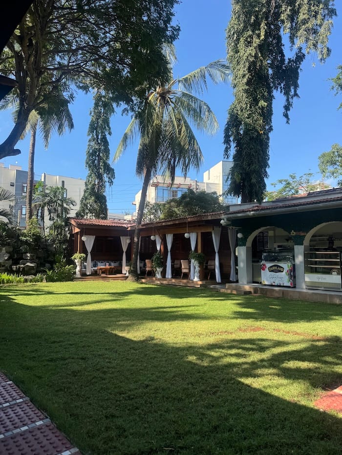Restaurant area at La Fattoria Resort in Nyali, Mombasa