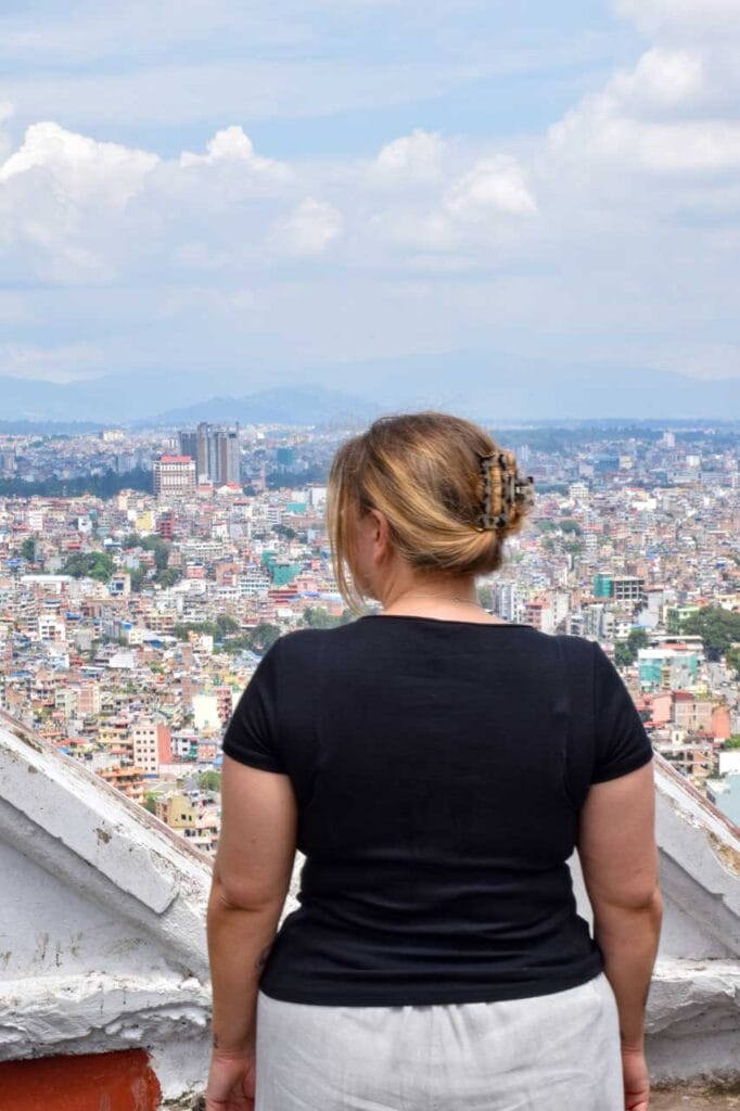 Views over Kathmandu from Swayambhunath, the Monkey Temple