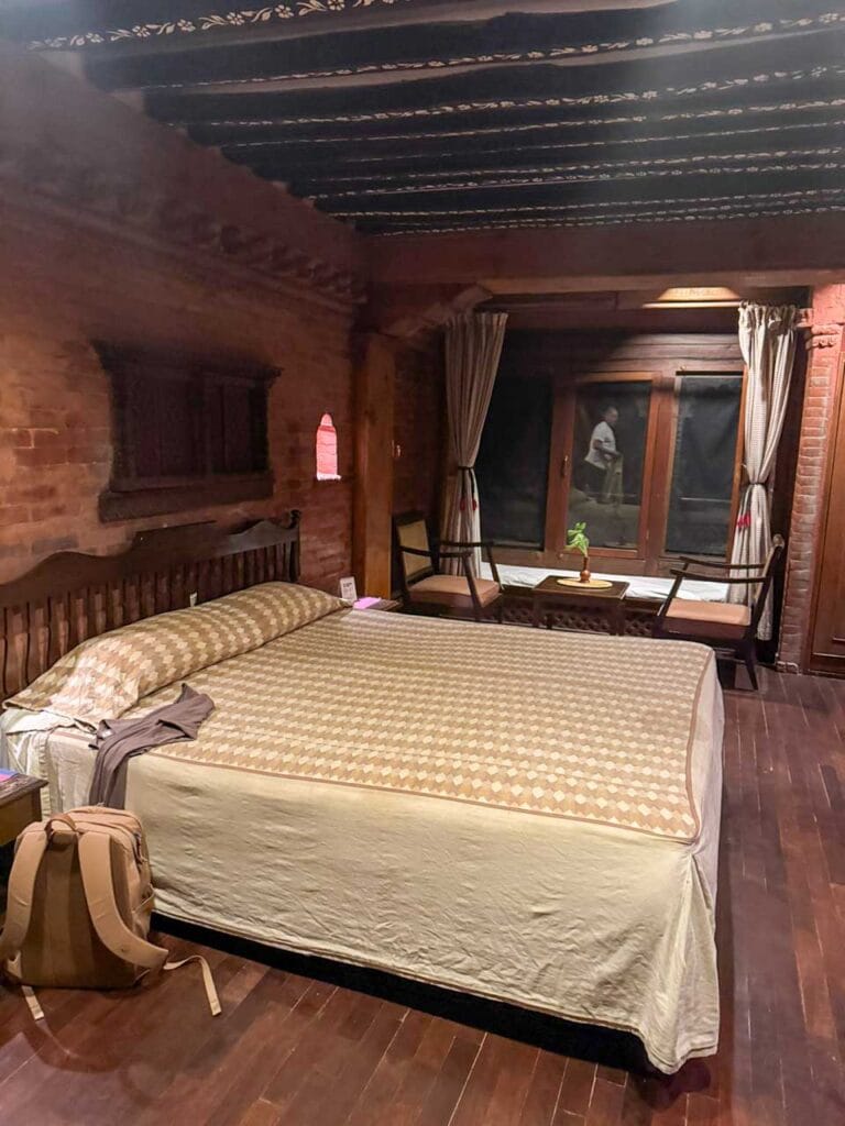 Our room in Kantipur Temple House