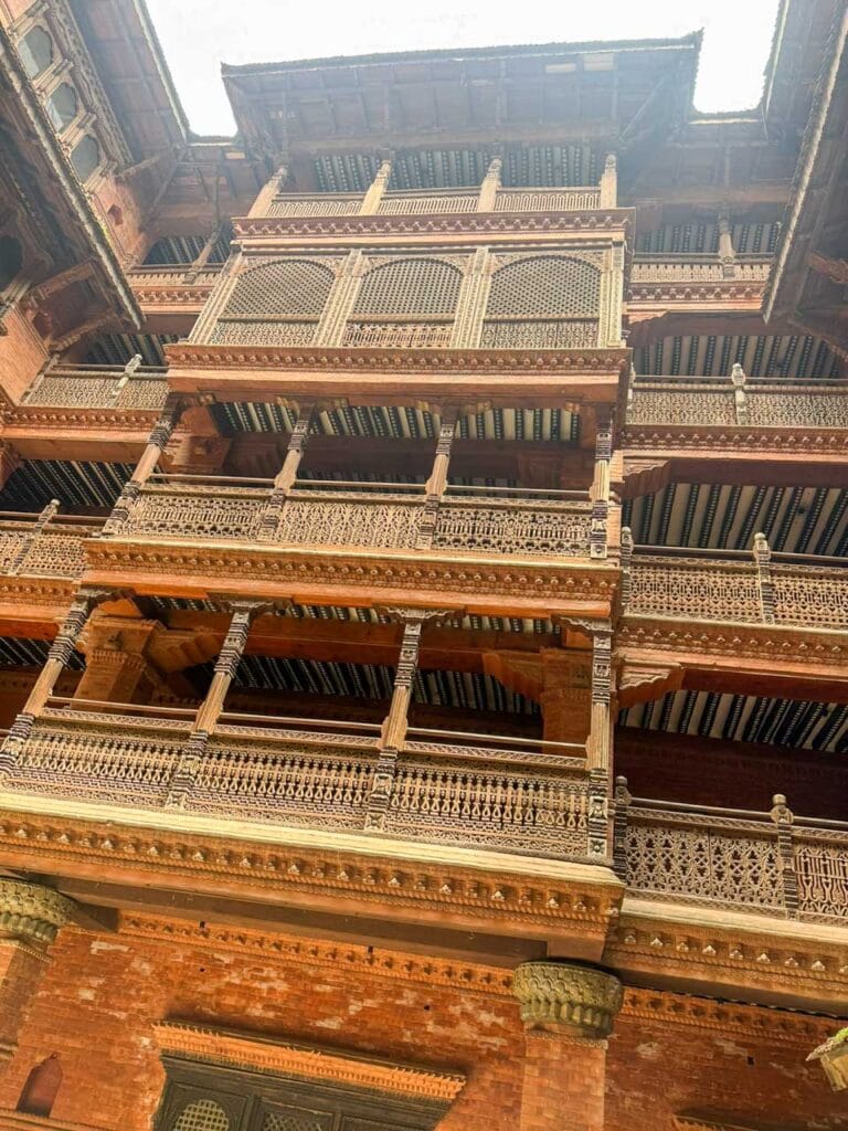 Courtyard inside Kantipur Temple House