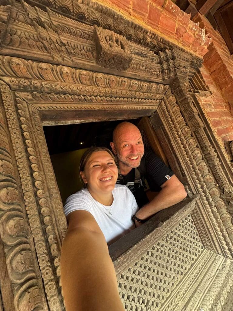 Patan Museum viewing windows