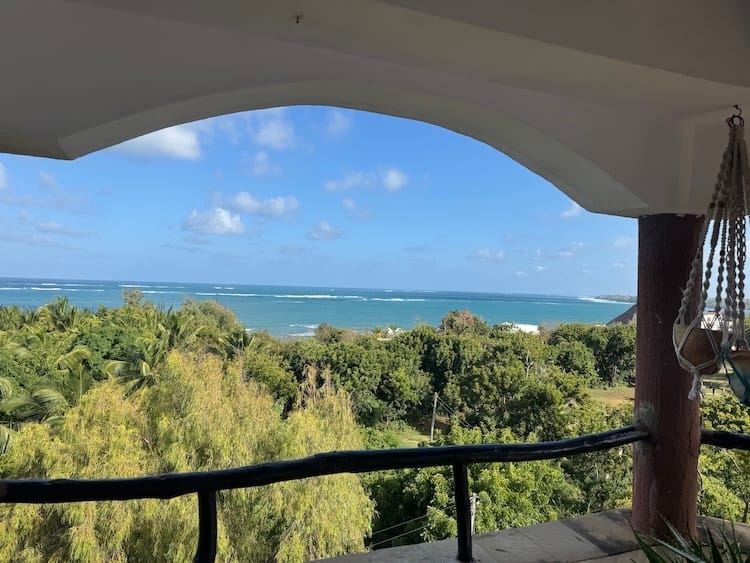 Views from airbnb in Kilifi