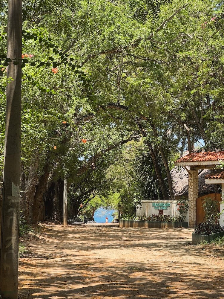 Public beach access in Kilifi, Kenya
