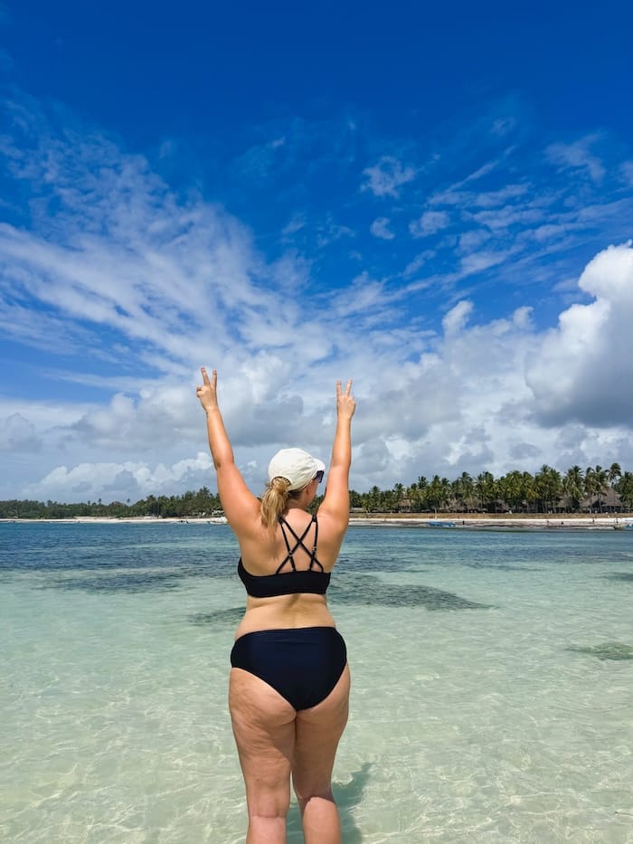 Diani Beach during our September visit