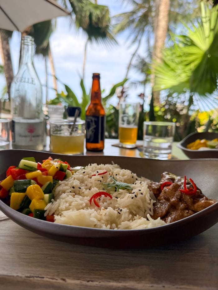 Meal at Salty Squid in Diani